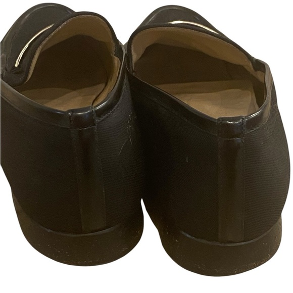 GUCCI Womens Vintage Black Fabric Top Slip On Loafers - Picture 4 of 12